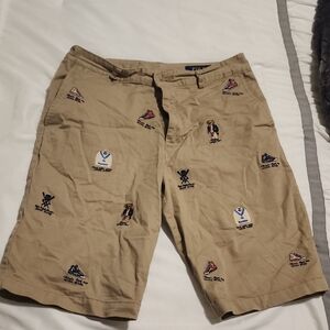 Polo by Ralph Lauren Khaki Embroidered Boy's Shorts